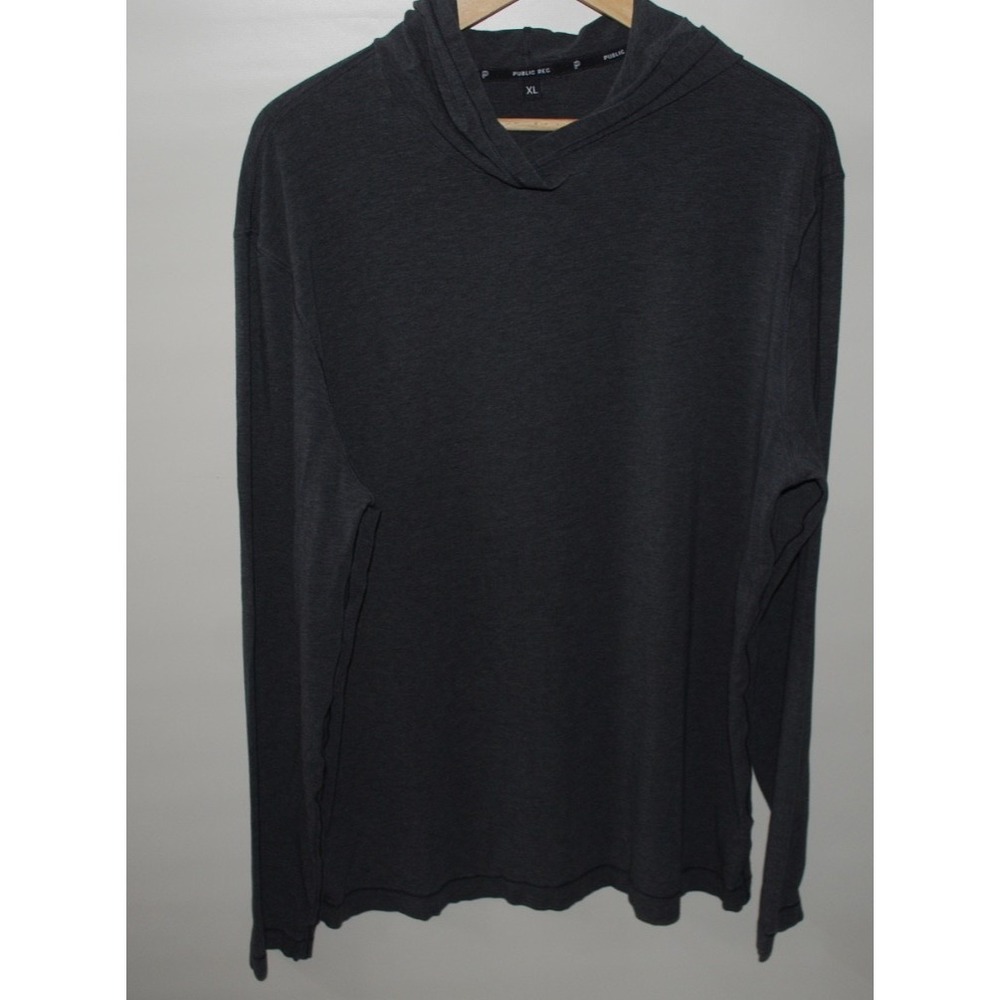 Public Rec Hoodie Men's XL Gray Performance Stretch Pullover – Used, Good